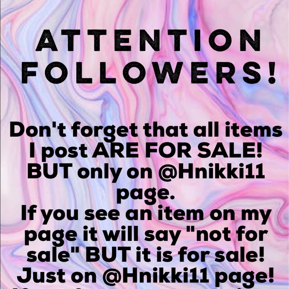 ATTENTION FOLLOWERS! PLEASE READ!